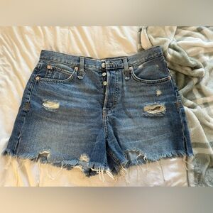 Free people denim shorts